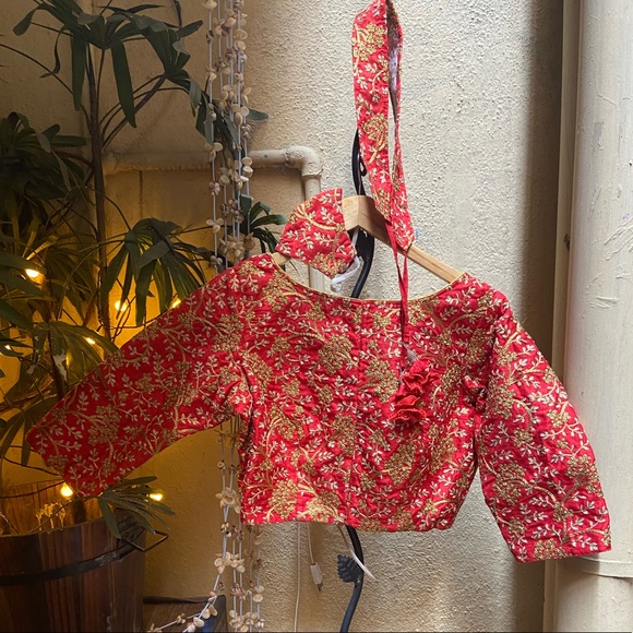 Set of  Blouse+Mask+Belt. Size - L - Picture 6 of 14